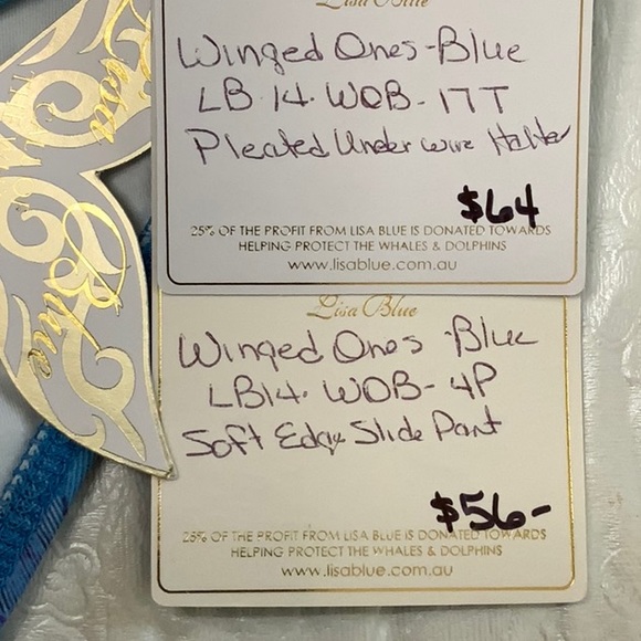 Lisa Blue bikini Winged Ones - Celestial Blue (#20) - Picture 12 of 16